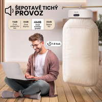 MOJOCO Přenosná sušička prádla – kompaktní, tichá, 600 W